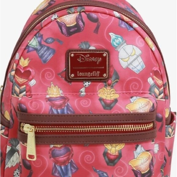 Loungefly Disney Villain Perfume Bottles Mini Backpack NWT NEW main image 7